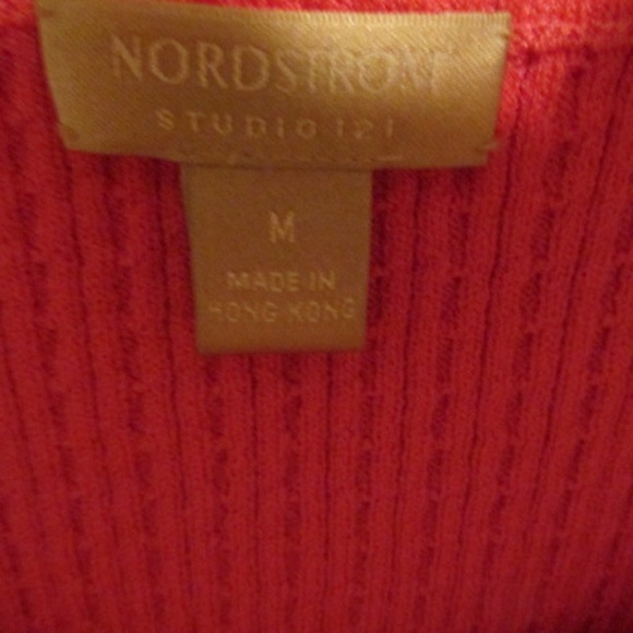 Nordstrom Sleeveless Pink Stretch Top, NWT, Size M - Picture 3 of 5